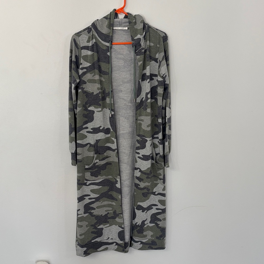 Cyrus Gray and Green Knit Cardigan